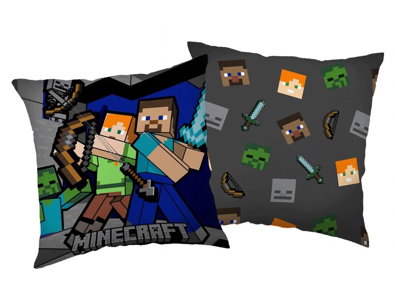 Polštářek Minecraft Survival Mode 40x40 cm - Jerry Fabrics – Bexis.cz