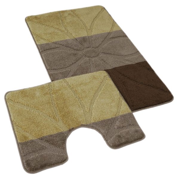 Koupelnová a WC předložka Helga hnědá