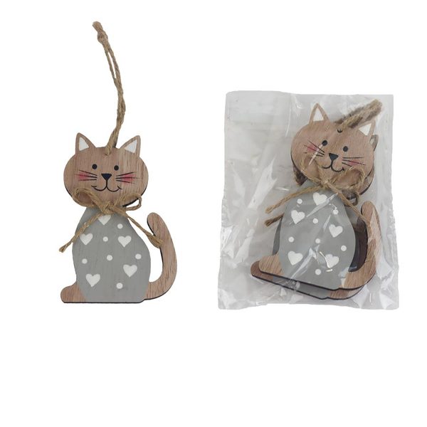 DEKORACE kočka k zavěšení D6770