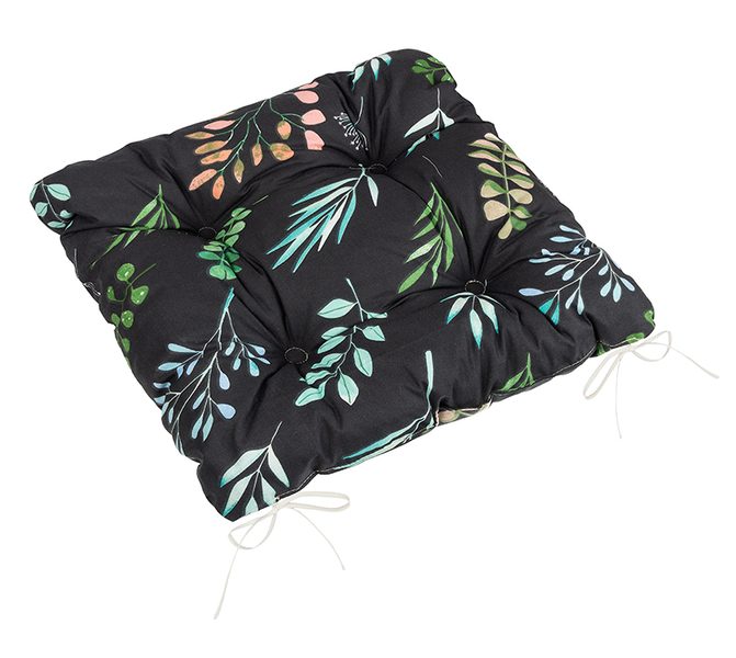 Sedák Adéla prošívaný Černá 41/236 40x40 cm