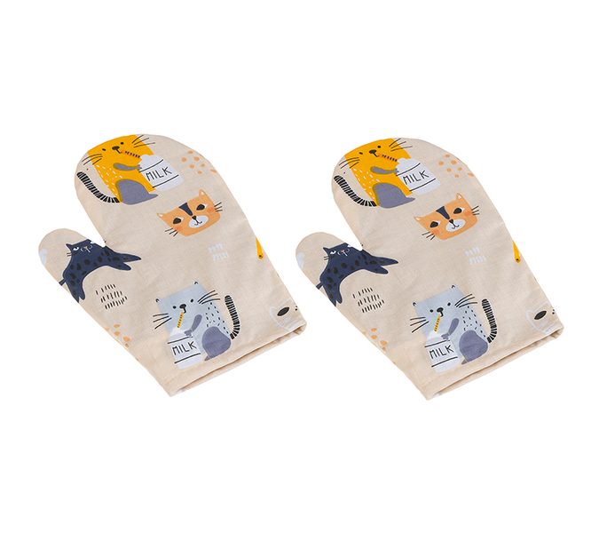 Kuchyňská chňapka - 2ks Béžová,Černá,Šedá CH/291 28x18 cm