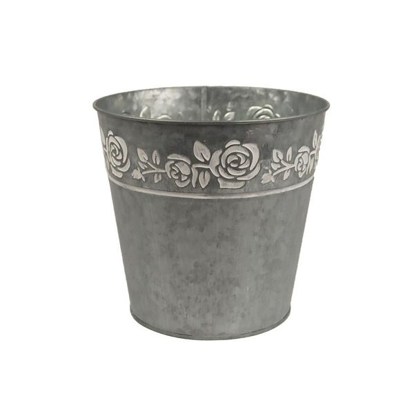 Květináč plechový K3331/4 - dia 18 × 17 cm