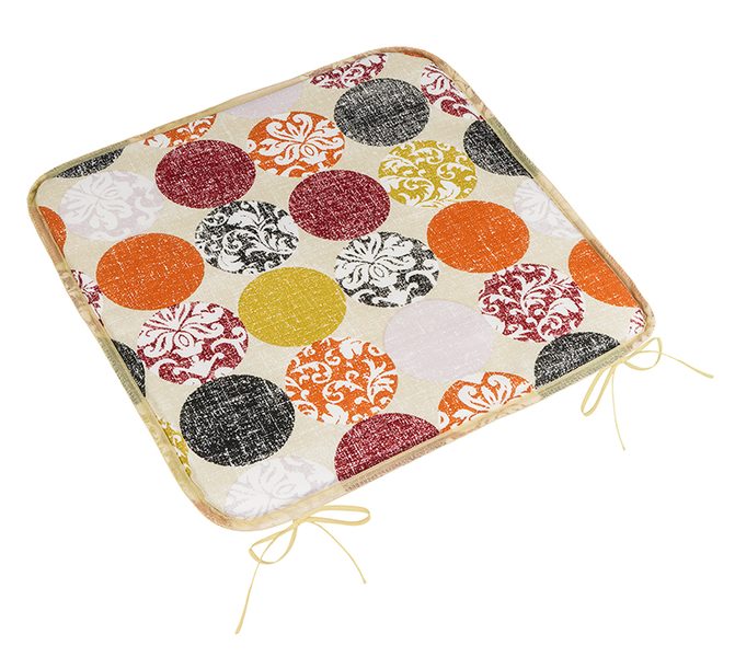 Sedák BERTA hladký Hnědá,Vínová,Oranžová 34/611 40x40 cm