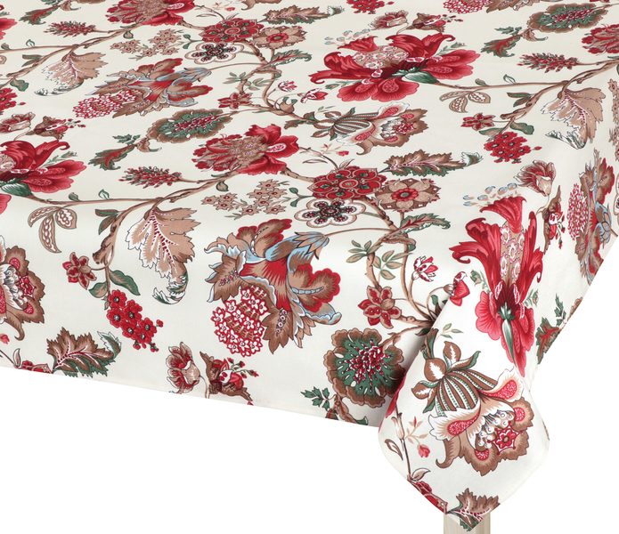 Ubrus EMA - 120x140 cm Květ červená