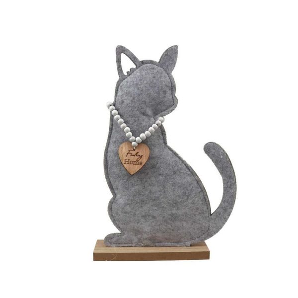 Dekorační kočka X3876/2 - 18 x 4 x 29 cm