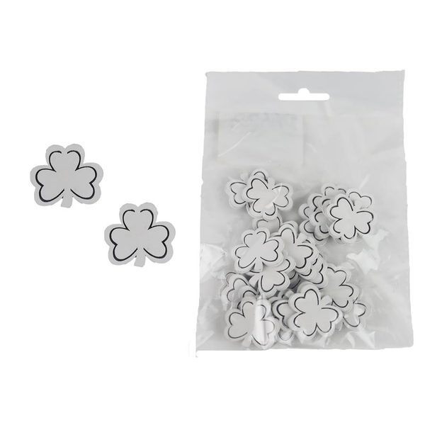 Dekorace list, 25 ks D6622 - 3 x 3 x 0,4 cm