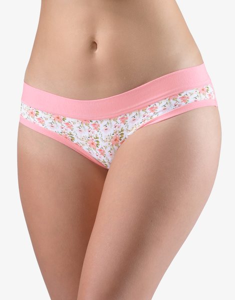 GINA dámské kalhotky francouzské, bokové, s potiskem Disco XVIII 14160P