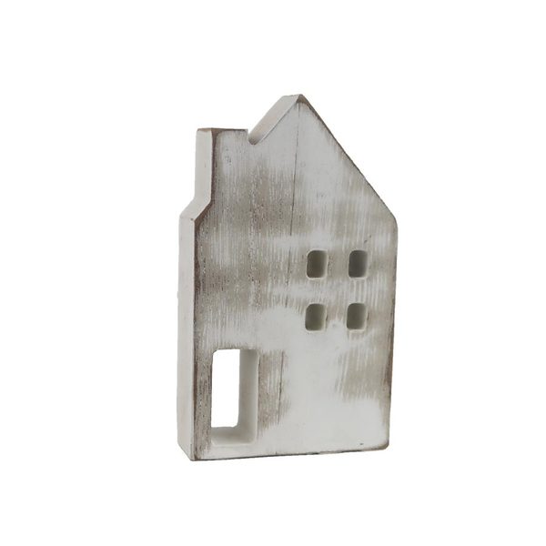 Dekorace domeček D6862 - 7 x 2.5 x 12 cm