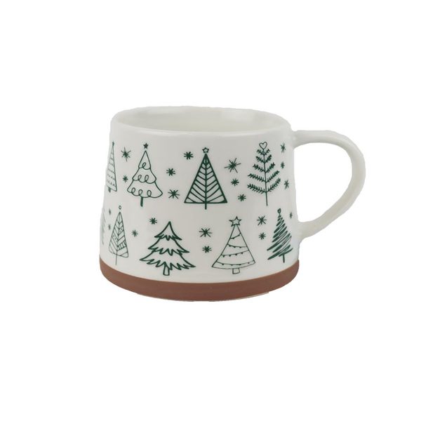 Vánoční porcelánový hrnek X8715-15 - 350ml; 380 g; D85xH76xBD99mm – Bexis.cz