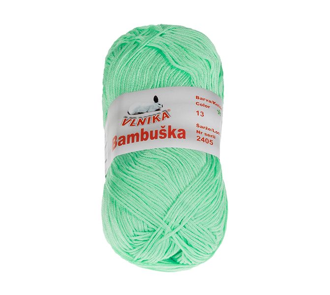 Příze BAMBUŠKA Zelená 13 50g / 205 m