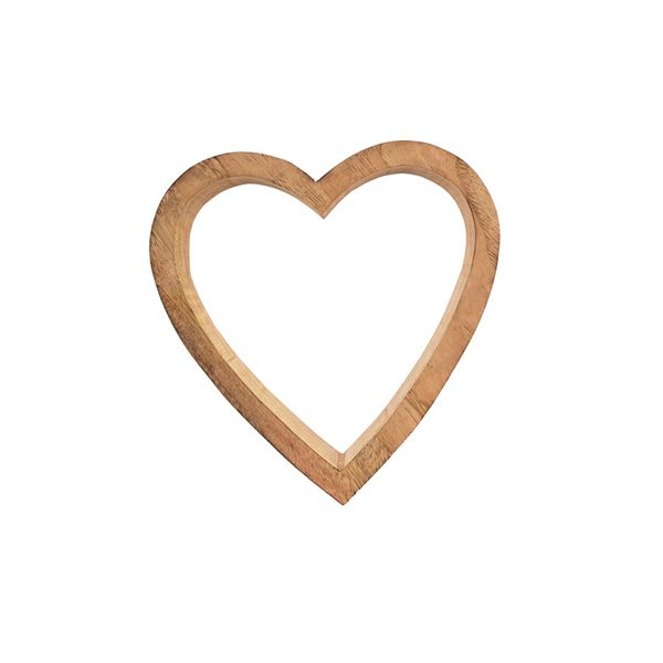 Srdce mango O0514/2 - 15 x 15 x 3,5 cm