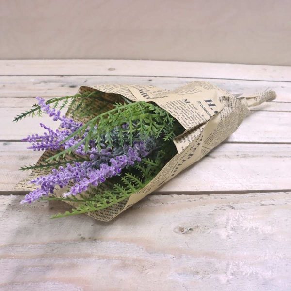 Kytice levandule 371230 - 10 x 9 x 33 cm