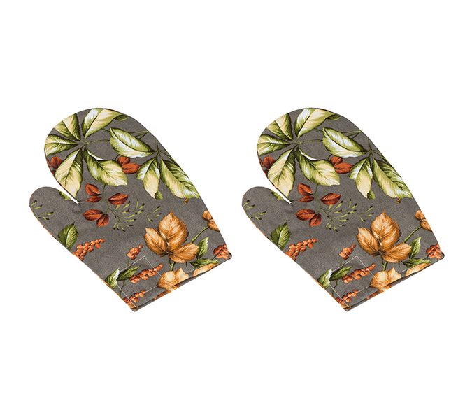 Kuchyňská chňapka - 2ks Oranžová,Hnědá,Zelená CH/523 28x18 cm