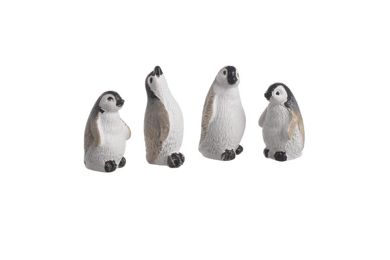 Dekorace mini tučňáci 4 kusy