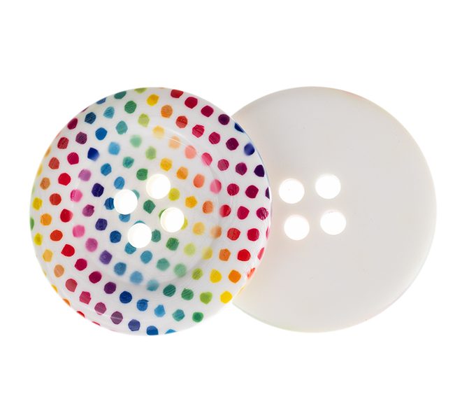 Knoflík - sada 2 ks Fialová,Červená,Modrá 336331A průměr 50 mm