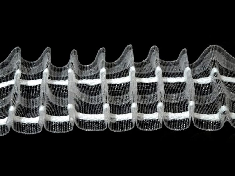 Záclonovka šíře 50 mm tužkové řasení METRÁŽ