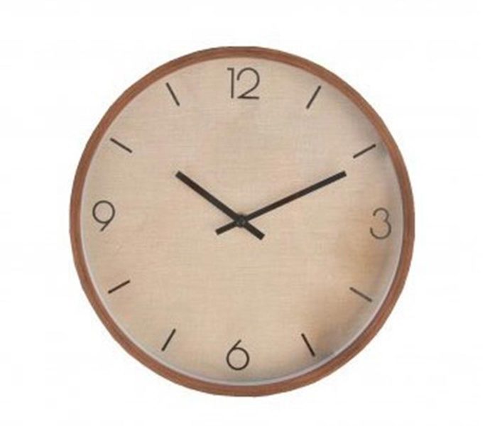 Hodiny nástěnné UH bílé pr. 30 cm - dia 30 cm