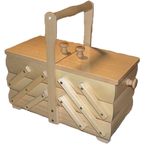 Kazeta na šití hladká MALÁ - přírodní 0960005