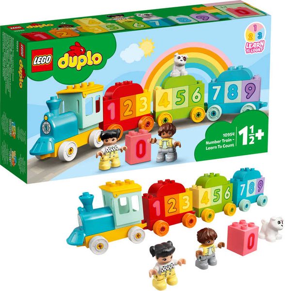 LEGO DUPLO Vláček s čísly – Učíme se počítat 10954 STAVEBNICE