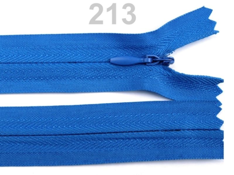 Zip skrytý nedělitelný 3 mm délka 35 cm