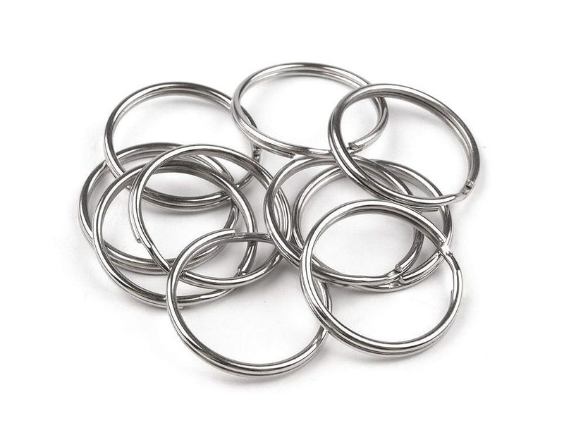 Kroužek na klíče Ø25 mm 10ks