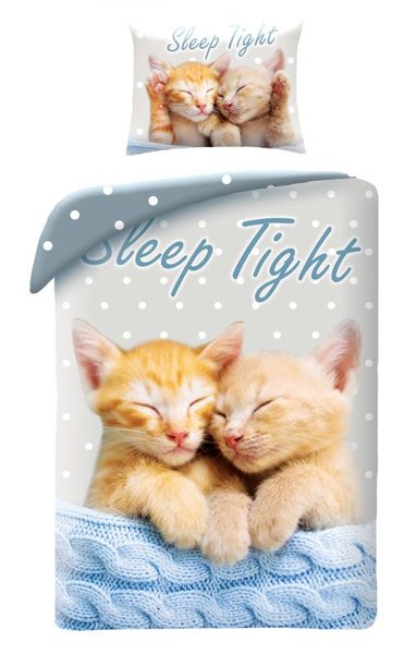 Povlečení Koťata bavlněné 140/200, 70/90 cm