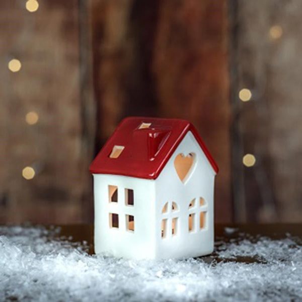 Domek na svíčku X2754/2 - 9.5 x 6.5 x 13.3 cm