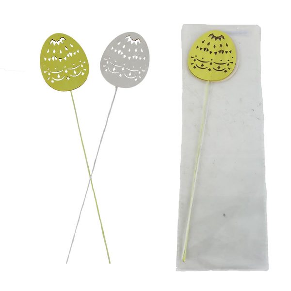 Zápich vajíčko, 2 ks D7840 - 8+22cm