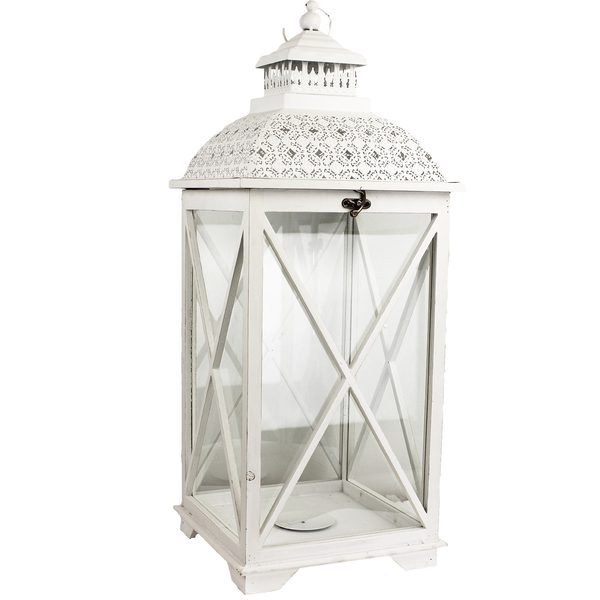 Dřevěná lucerna D1143/ Velká - 81 cm