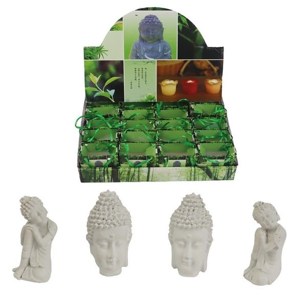 Dekorace buddha 24 ks X4217 - 3 x 3 x 5 cm