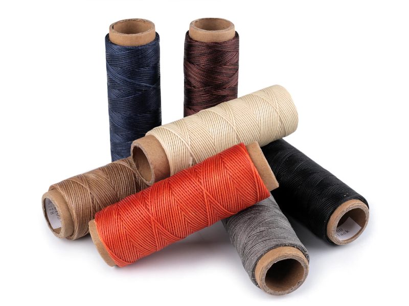 Voskovaná polyesterová nit šíře 1 mm