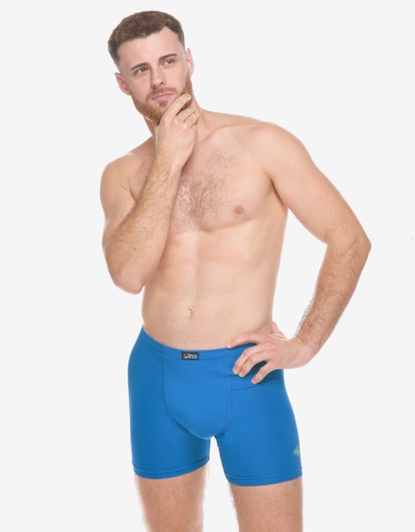 GINA pánské boxerky delší nohavička, šité, s potiskem 74184P