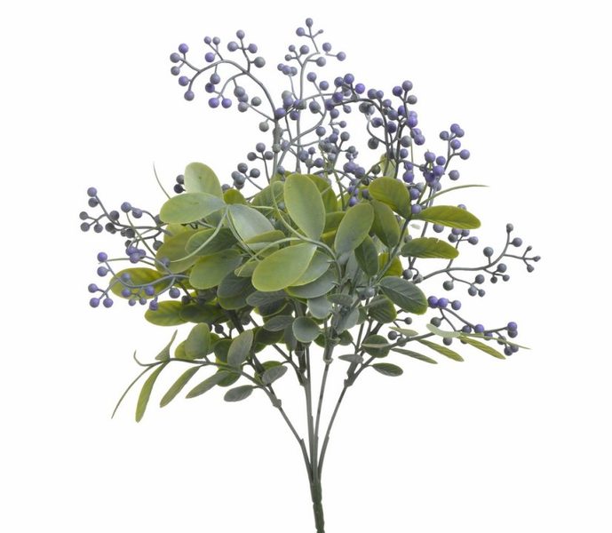 Malý trs listů s pupeny - fialová