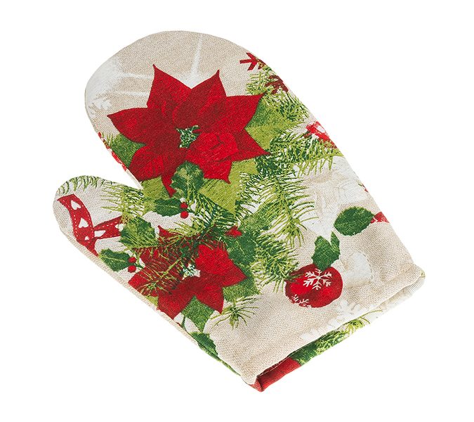 Kuchyňská chňapka vánoční Červená,Zelená,Bílá CH/128 28x18 cm