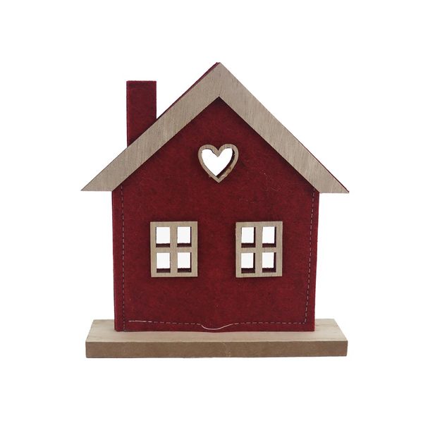 Dekorace domeček X5999-08 - 14 × 4 × 16 cm