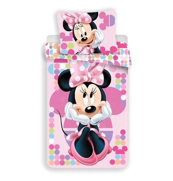 Povlečení Minnie pink 03 micro Polyester - mikrovlákno, 140/200, 70/90 cm