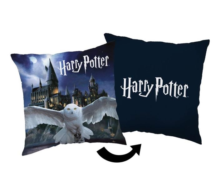 Mikroplyšový polštářek Harry Potter HP246 Polyester, 35/35 cm - Jerry Fabrics – Bexis.cz