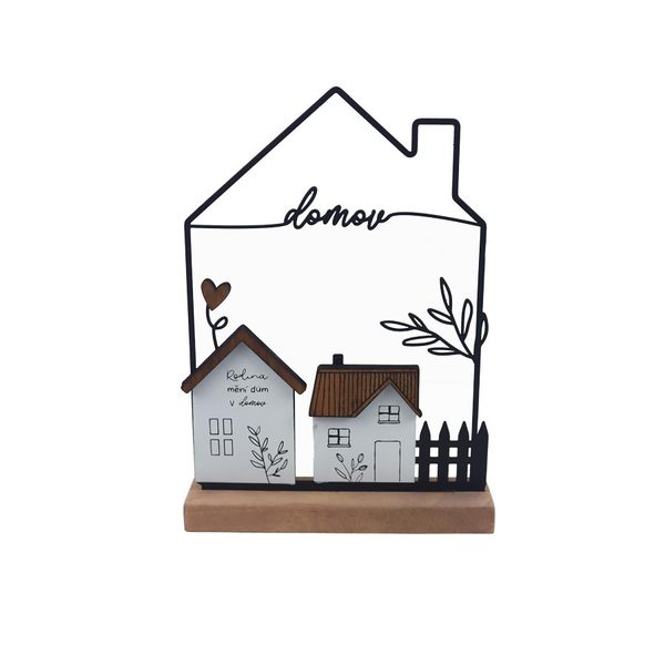 Dekorace domov K4698 - 16.50×5×22 cm