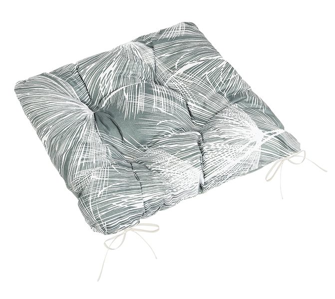 Sedák Adéla prošívaný Šedá,Bílá 41/234 40x40 cm