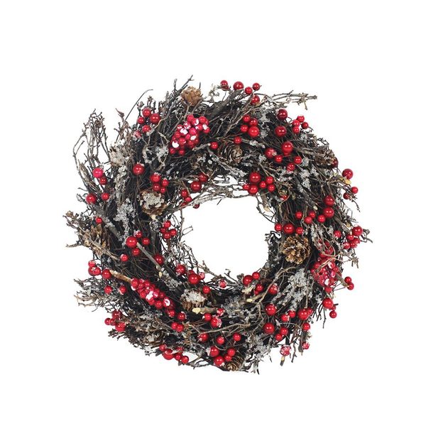 Věnec s bobulemi P1070 průměr 33 cm