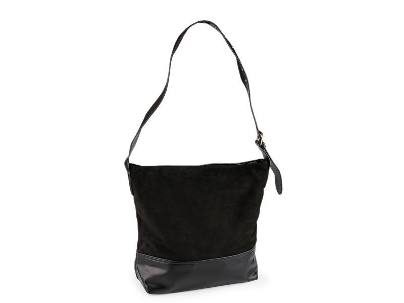 Kabelka velká s kombinací broušené kůže 40x34 cm - Stoklasa – Bexis.cz