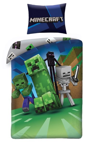 Povlečení Minecraft Monsters Bavlna, 140/200, 70/90 cm