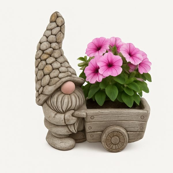 Dekorační květináč trpaslík X5696 - 15 × 27,5 × 33 cm