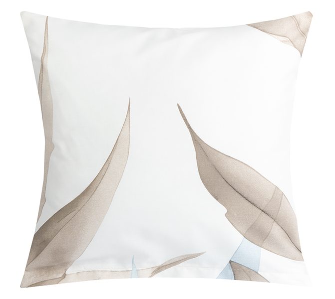 Povláček bavlněný satén Béžová,Bílá 94/351A 40x40 cm