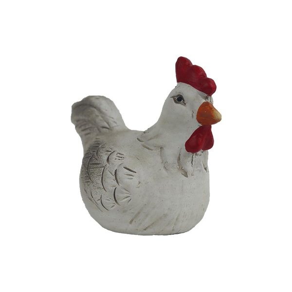 Dekorace slepička X6683 - 9 cm