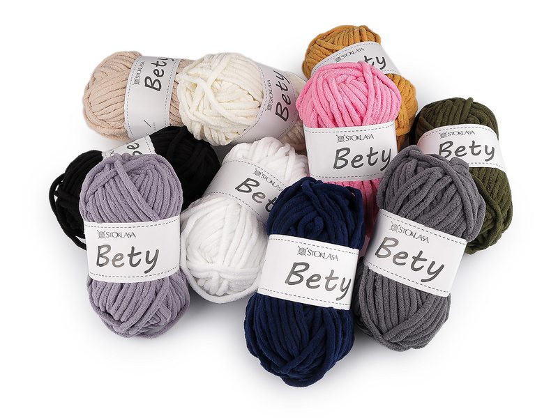 Pletací žinylková příze Bety 100 g