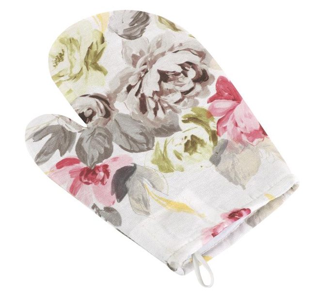 Kuchyňská chňapka Šedá,Růžová CH/543 28x18 cm