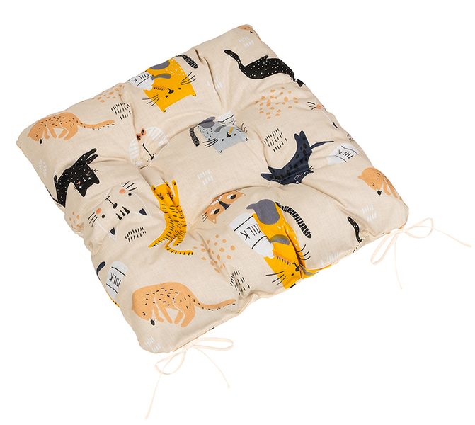 Sedák Adéla prošívaný Béžová,Černá,Šedá 41/291 40x40 cm