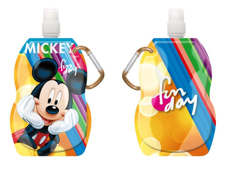 Láhev na pití s karabinou Mickey 330 ml