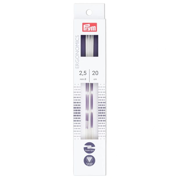 Jehlice ponožkové 2,5 mm ERGO{% if zbozi.vyrobce.nazev %} – PRYM{% endif %} – Bexis.cz